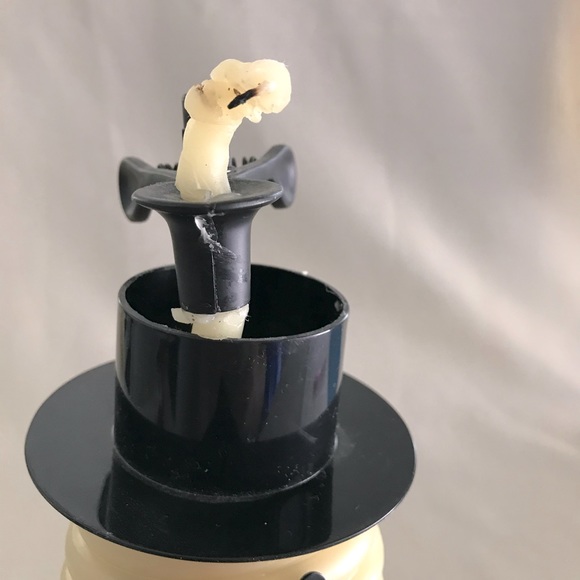 Snowman Beeswax Candle - Picture 3 of 9